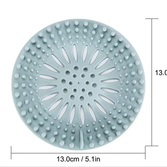 2 NWOT Hair Catchers Shower Drain Stoppers Durable Silicone Shower Drain Covers - Picture 2 of 4